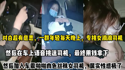 [付费] 对白精彩！半夜挑逗滴滴女司机软磨硬泡【这个女的可以约，看下面的简阶】